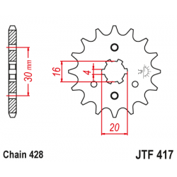 Pinion față JTF417,13 Pinion față JTF417,13