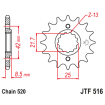 Pinion față JTF516,14 thumb