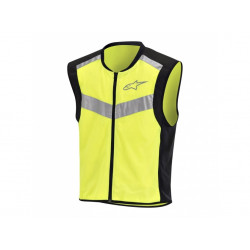 Vestă reflectorizantă ALPINESTARS FLARE HIGH VISIBILITY BLACK/YELLOW
