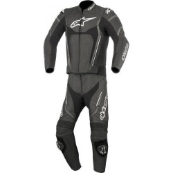 Combinezon de piele ALPINESTARS MOTEGI V2 2 PIECE BLACK/WHITE Combinezon de piele ALPINESTARS MOTEGI V2 2 PIECE BLACK/WHITE