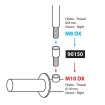 Adaptor pentru oglinzi 10mm Dreaptă > 8mm Dreaptă 90150 Adaptor pentru oglinzi 10mm Dreaptă > 8mm Dreaptă 90150 thumb