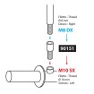 Adaptor oglinzi Filet 8mm Dreata > 10mm Stanga 90151 thumb