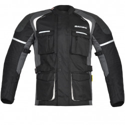 Geacă din textil BLACK BIKE ADVENTURE