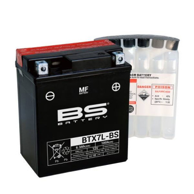 Baterie moto BS 12V - BTX7L-BS