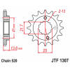 Pinion față JTF1307,14