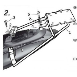 Kit pentru montaj cutie portbagaj  SHAD K0RK11ST