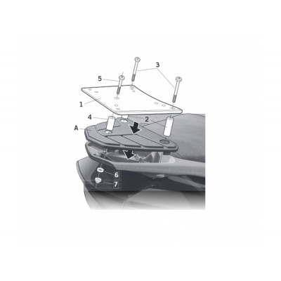 Kit pentru montaj cutie portbagaj  SHAD K0SL12ST