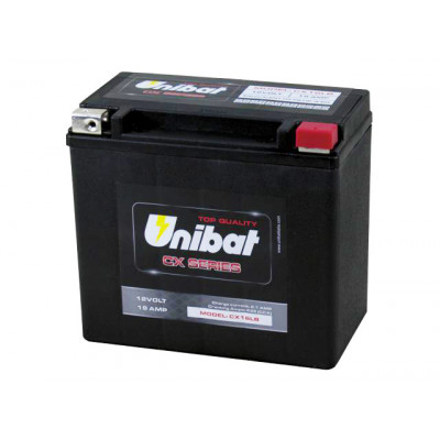 Baterie pentru motocicletă Unibat CX16LB 19Ah, 12V