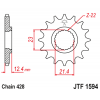 Pinion față JTF1594,15