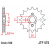 Pinion față JTF575,14 thumb