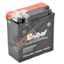Baterie Unibat 5 Ah, 12 V - CB5LB-BS