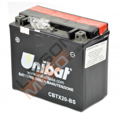 Baterie pentru motocicletă Unibat 18 Ah, 12 V - CBTX20-BS