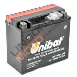 Baterie pentru motocicletă Unibat 18 Ah, 12 V - CBTX20L-BS