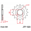 Pinion față JTF1323,12