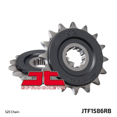 Pinion fata cu garnitura cauciuc JTF1586RB,16 Pinion fata cu garnitura cauciuc JTF1586RB,16
