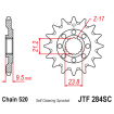 Roată dințată față (pinion) JTF284SC,13 Roată dințată față (pinion) JTF284SC,13 thumb