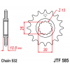 Pinion față JTF585,17