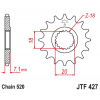 Roată dințată față (pinion) JTF427,14