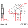 Pinion față JTF1529,17