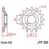 Pinion față JTF525,17