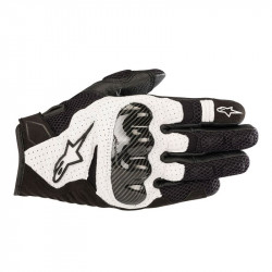 Manusi ALPINESTARS SMX-1 AIR V2 BLACK/WHITE Manusi ALPINESTARS SMX-1 AIR V2 BLACK/WHITE