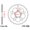 Roată dințată spate JTR7086,48 Roată dințată spate JTR7086,48 thumb