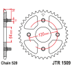 Roată dințată spate JTR1509,41 Roată dințată spate JTR1509,41 thumb