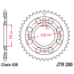 Roată dințată spate JTR280,33 thumb