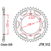 Roată dințată spate JTR312,38 Roată dințată spate JTR312,38 thumb
