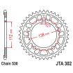 Roată dințată spate JTA302,44 thumb