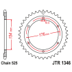 Roata dintata spate JTR1346,43 Roata dintata spate JTR1346,43 thumb