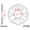 Roata dintata spate JTR890,45 thumb