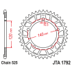 Roată dințată spate JTA1792,43 Roată dințată spate JTA1792,43 thumb