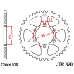 Roata dintata spate JTR820,42 thumb