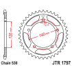 Roată dințată spate JTR1797,43 thumb