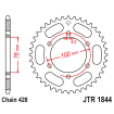 Pinion spate JTR1844,40 thumb