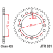 Roata dintata spate JTR831,46 Roata dintata spate JTR831,46 thumb