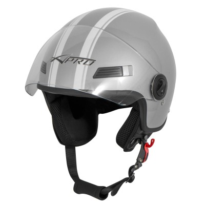 Cască pentru scuter FEVER SILVER