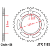 Roată dințată spate JTR1163,45 Roată dințată spate JTR1163,45 thumb