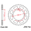 Roată dințată spate JTR714,50 thumb