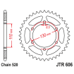 Roată dințată spate JTR606,43 thumb