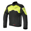 Geacă ALPINESTARS HYPER DRYSTAR BLACK/YELLOW FLUO