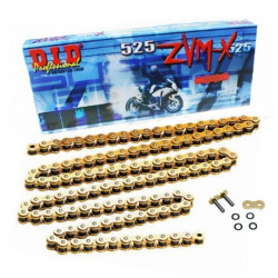 Lanț moto dublu întărit DID 525ZVMXG&G 108-zale DID525ZVMXG&G108
