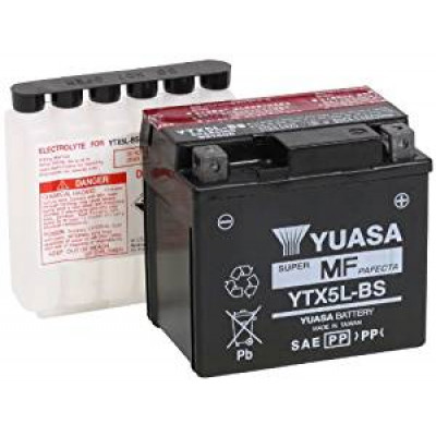 Baterie moto YUASA 12V - YTX5L-BS YUASA