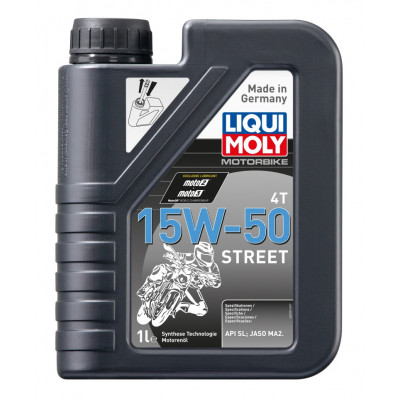 Ulei moto semisinteticLIQUI MOLY SAE 15W-50 STREET - 1Litru