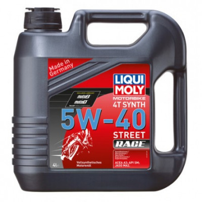 Ulei sintetic LIQUI MOLY 4T Synth 5W-40 Race - 4litri