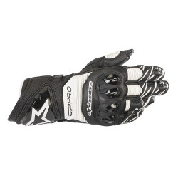 Mănuși ALPINESTARS GP PRO R3 BLACK/WHITE Mănuși ALPINESTARS GP PRO R3 BLACK/WHITE