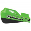 Handguard  POLISPORT MX ROCKS - UNIVERSAL GREEN/BLACK / PLASTIC