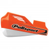 Handguard  POLISPORT MX ROCKS - UNIVERSAL ORANGE/WHITE / PLASTIC