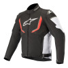 Geacă din textil ALPINESTARS T-GP R V2 AIR BLACK/WHITE/RED